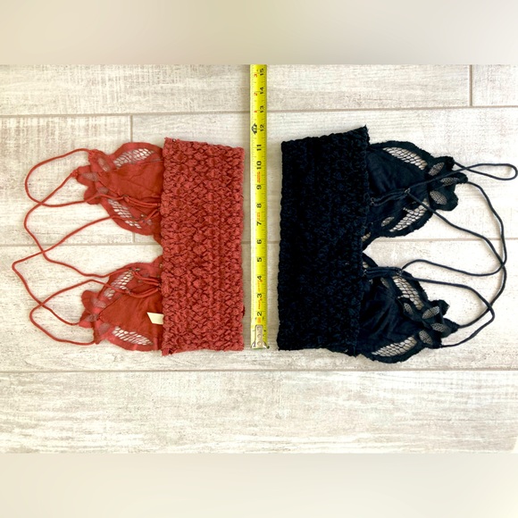 Free People Bralette Lace x2 - Picture 3 of 6